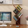 Wooden Book Shelves Desk Table Rack