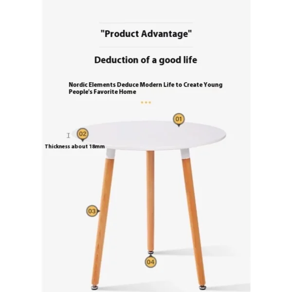 Eames Round Coffee Table Simple Dining Table