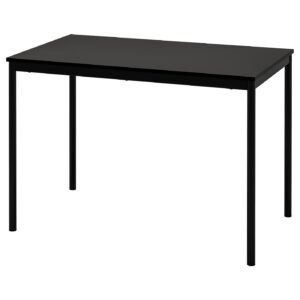 Table black 110x67 cm