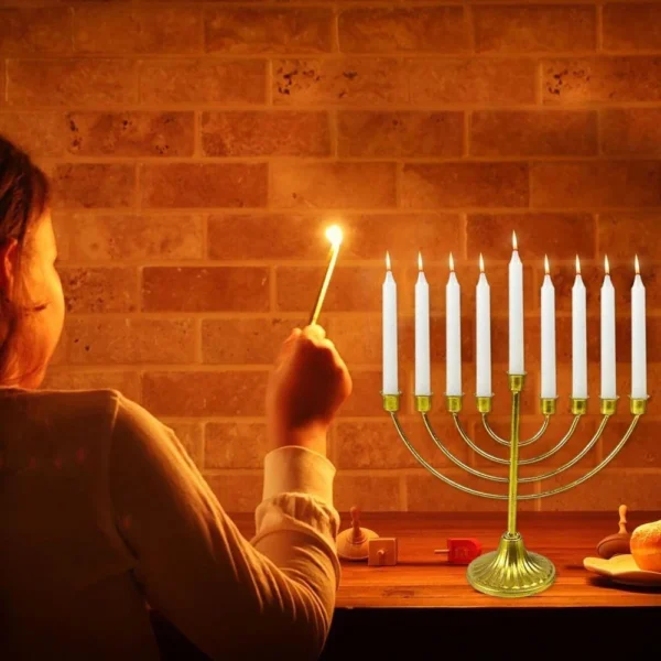 sg-11134201-7rbmj-lo4uxomm62ov76.webp Candle Holder, 9-branch Metal Candle Stand, Vintage Gold Detachable Candlestick Home Decoration