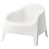 Armchair outdoor white