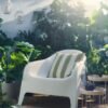 Armchair outdoor white