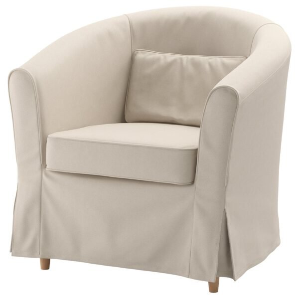 Armchair cover beige